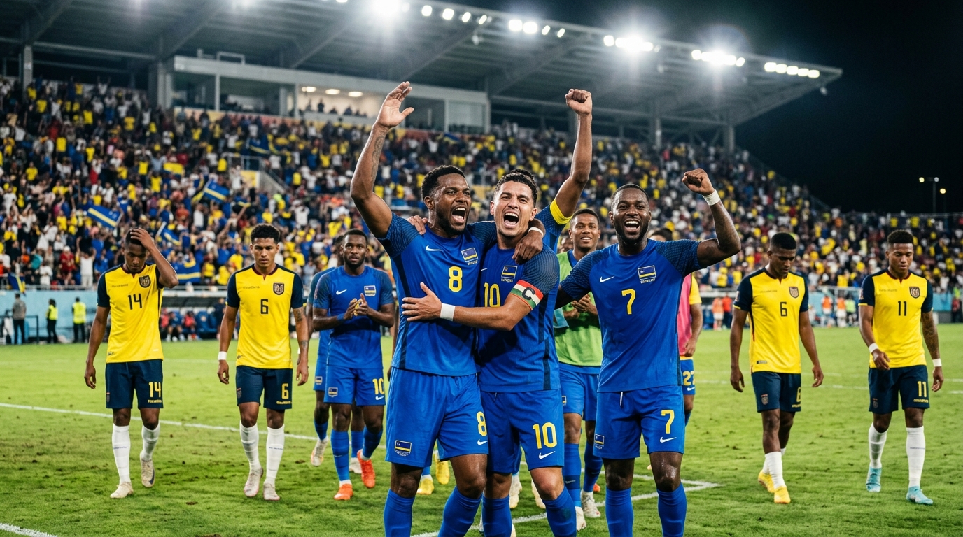 Curaçao draws with Ecuador: The 74th team to score in the World Cup is born.